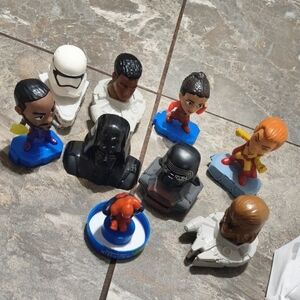 Marvel Action Figure Collection with Red, Blue, and Black